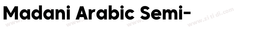 Madani Arabic Semi字体转换